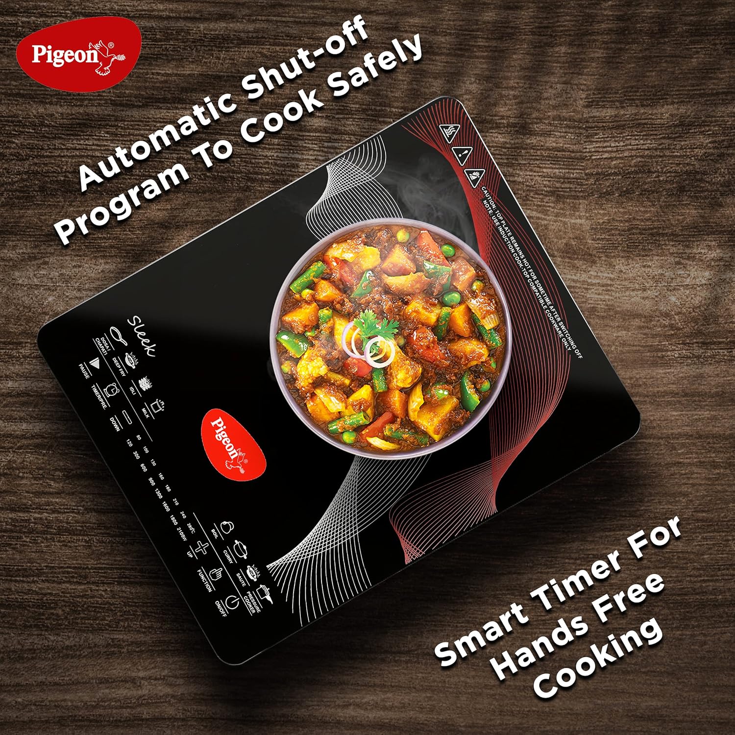 Pigeon INDUCTION COOKTOP RAPIDO SLEEK (19000650)