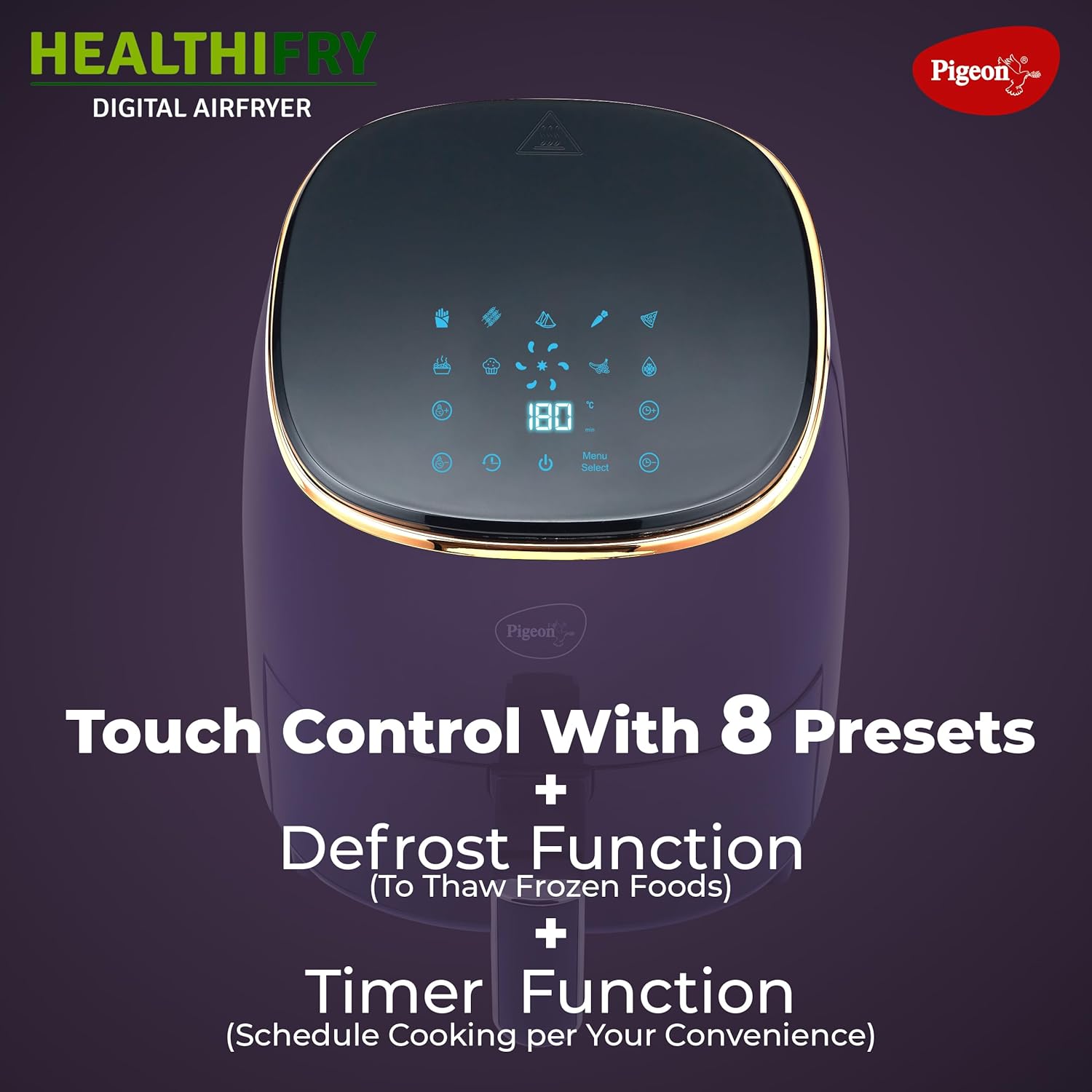 Pigeon HEALTHIFRY+ DIGITAL AIR FRYER GTEX (19003964)