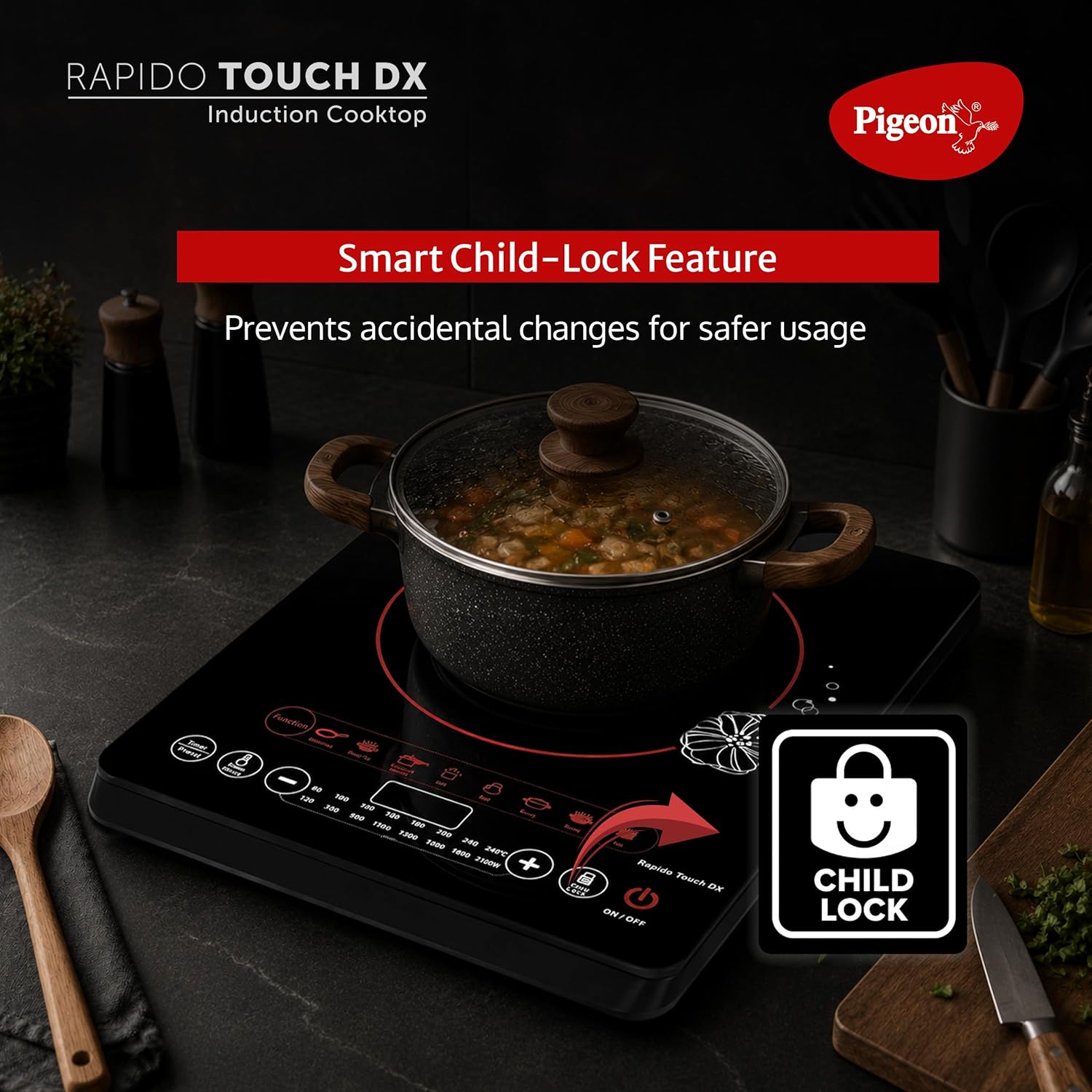 Pigeon INDUCTION COOKTOP RAPIDO TOUCH DX (19000694)