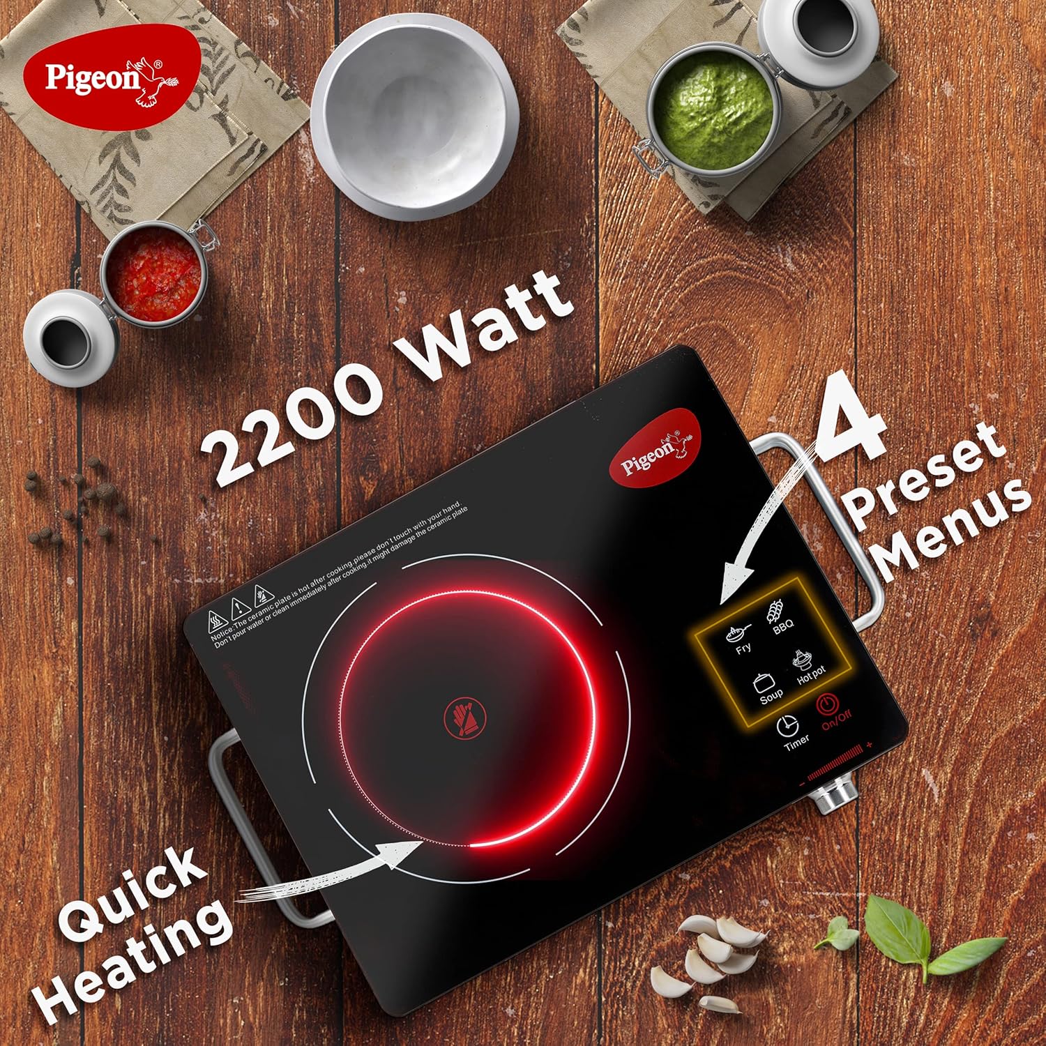Pigeon RADIANT INFRARED COOKTOP (19001341)