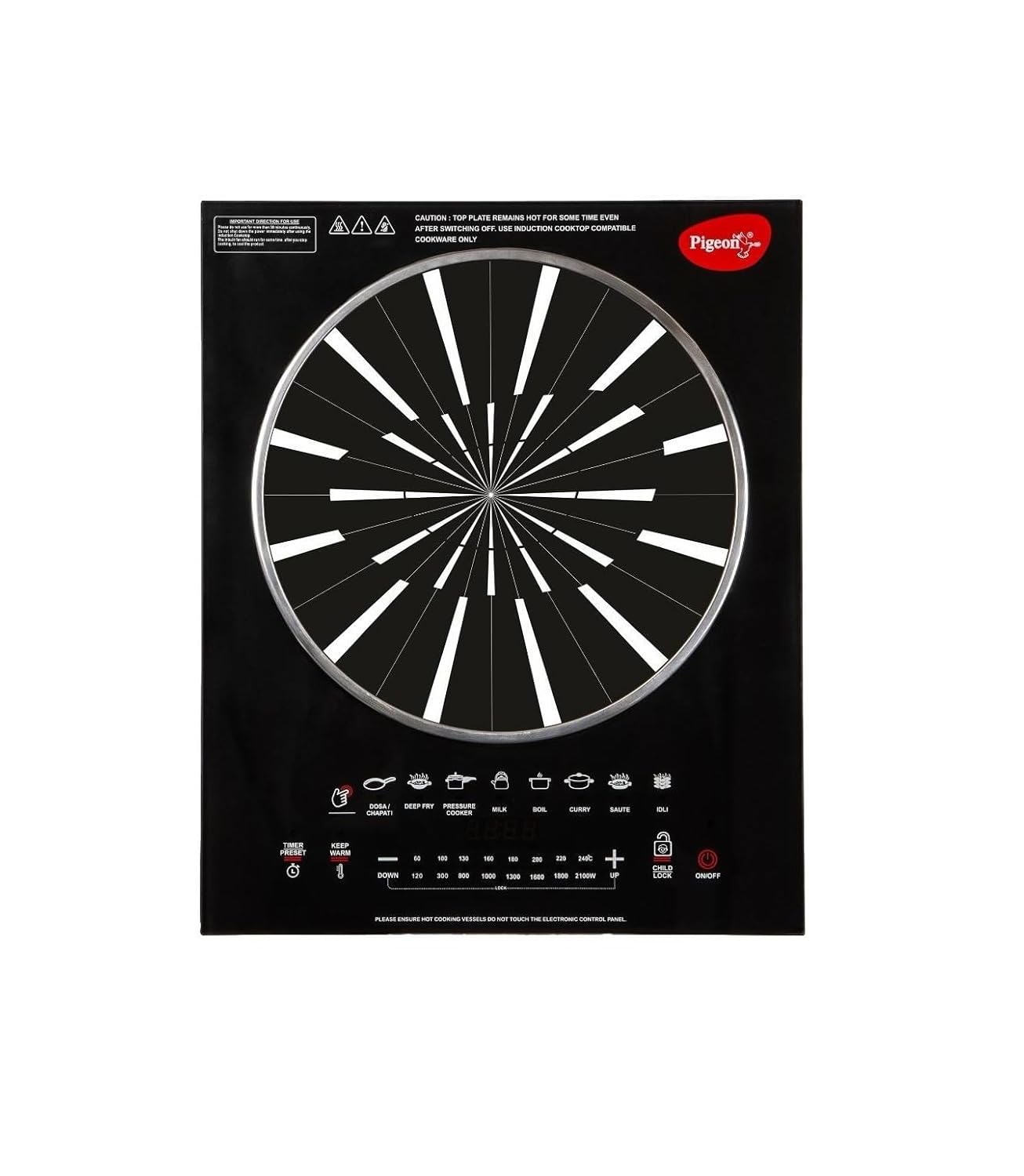Pigeon INDUCTIOIN COOKTOP RAPIDO ANTISKID (19000697)