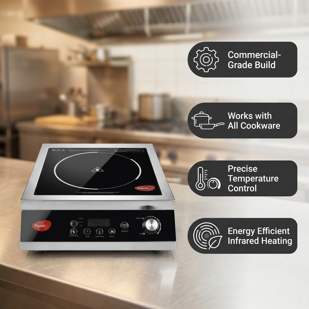 Pigeon Egnite Heavy Duty Commercial Infrared Cooktop 3500W